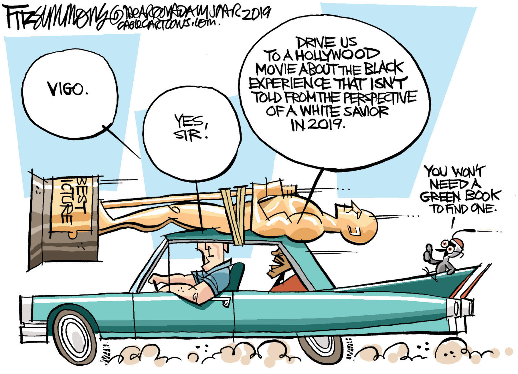 Daily Fitz Cartoon: Green Book